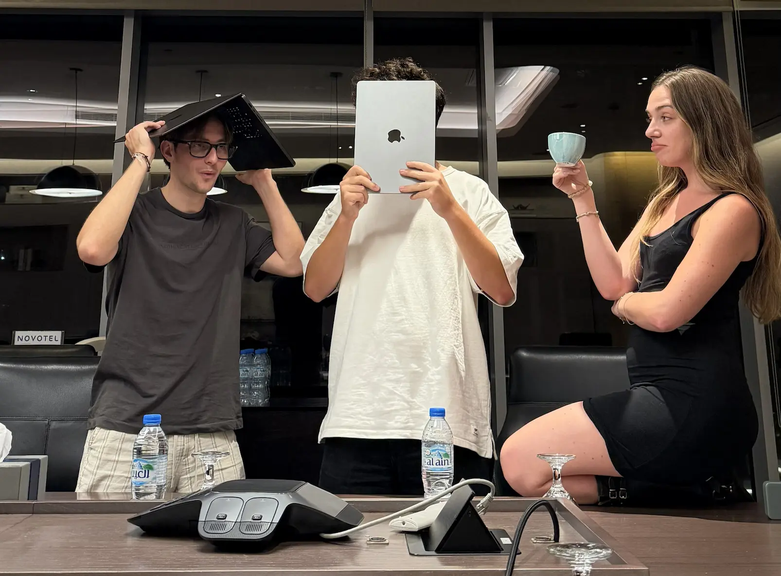 Il team GabrySolution in una riunione divertente al Novotel